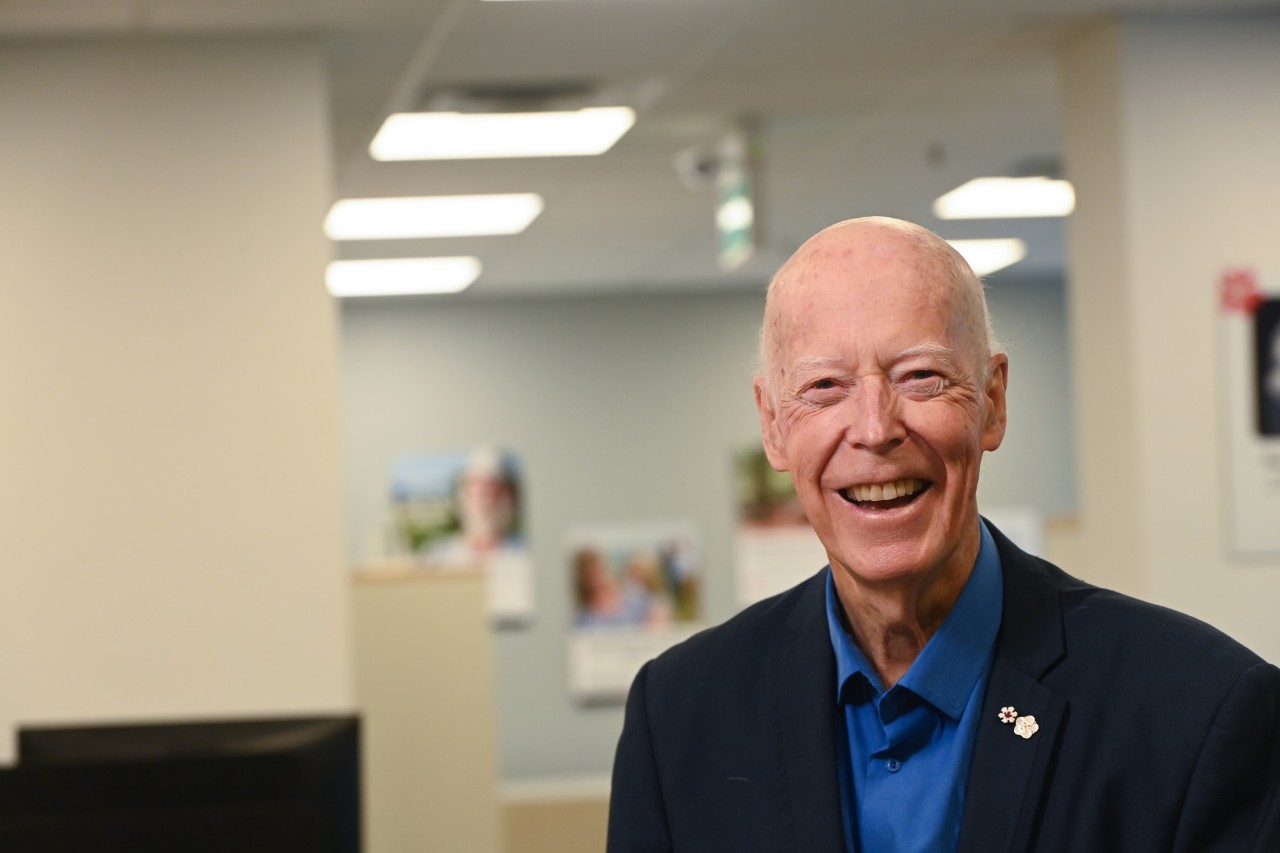 Dr. Ron Stewart potrait in medical clinic