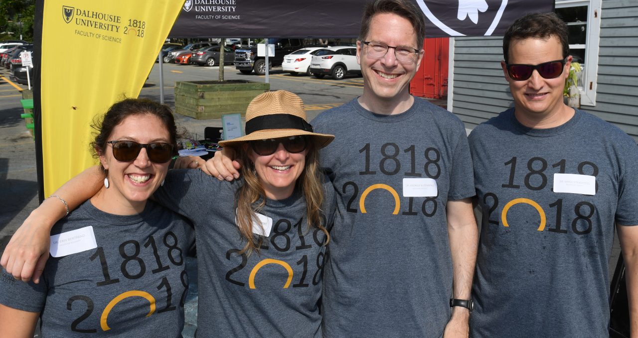 Dalhousie Science faculty members attend an event in Halifax, Canada
