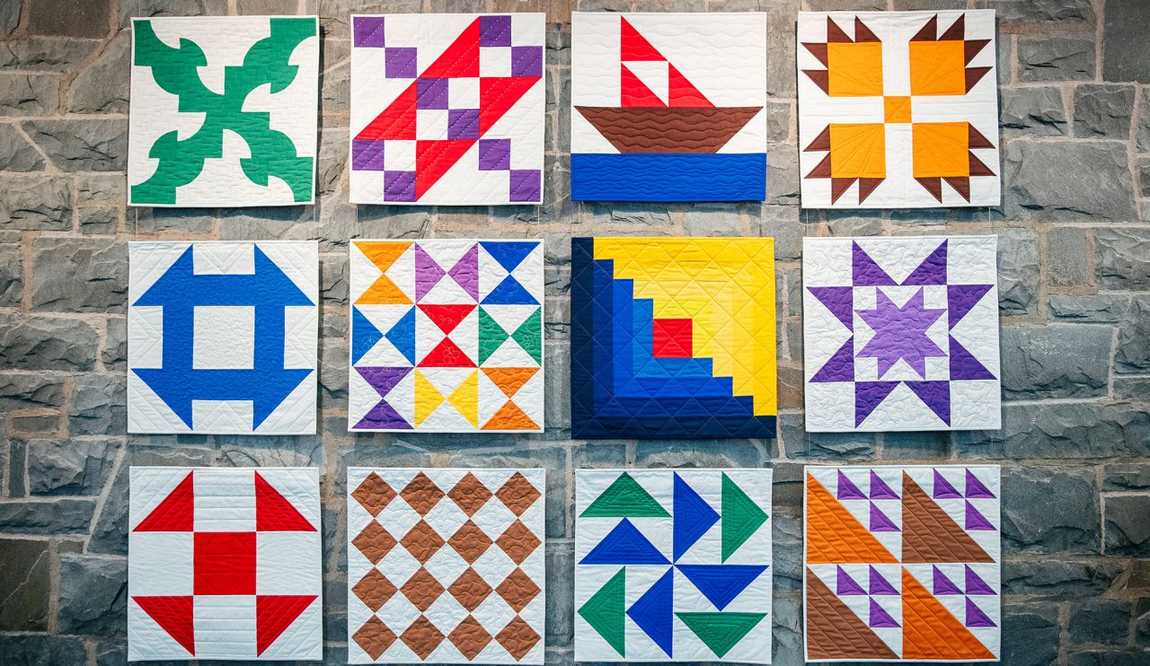 ANSS quilt by artist Anja Clyke